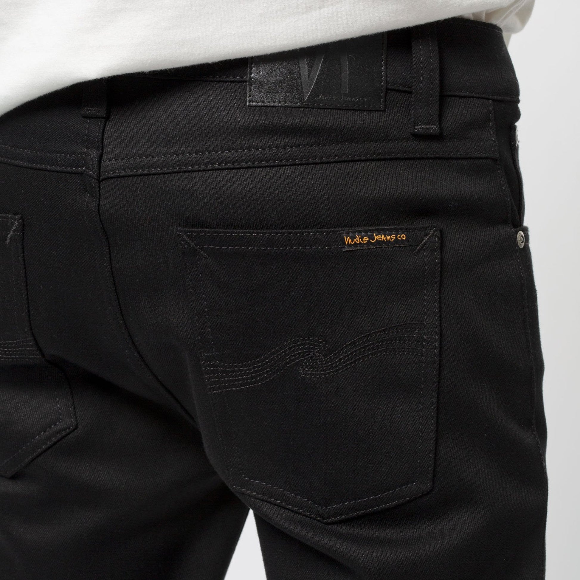 Nudie Lean Dean - Dry Ever Black Jeans - Black