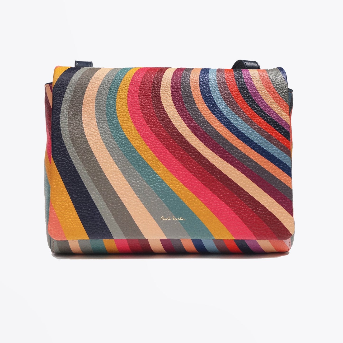 Leather Swirl Shoulder Bag - Multi
