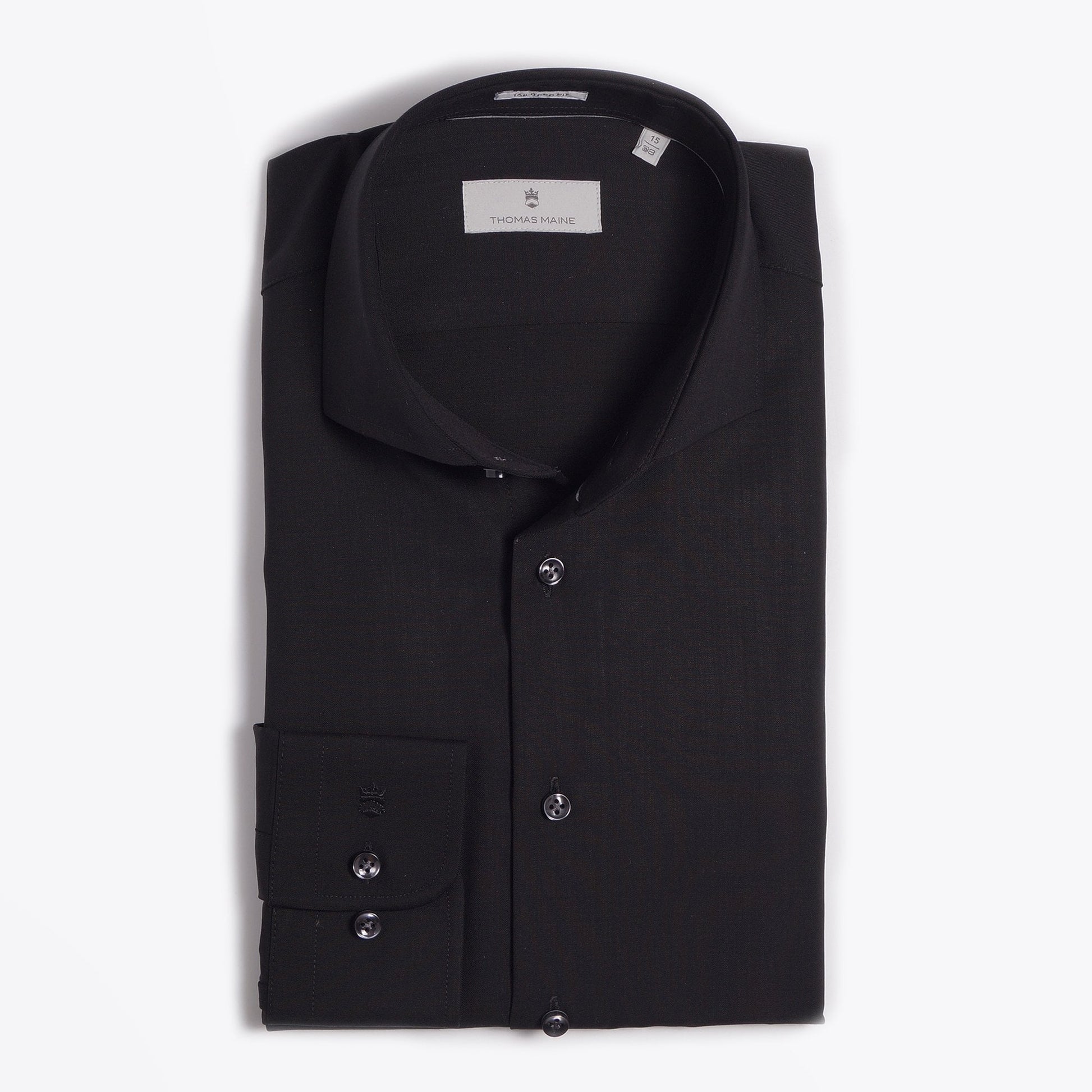 Thomas Merino Wool Shirt - Black