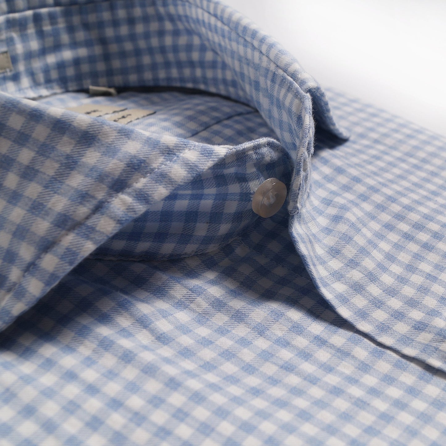 Gingham Check Shirt - Blue/White
