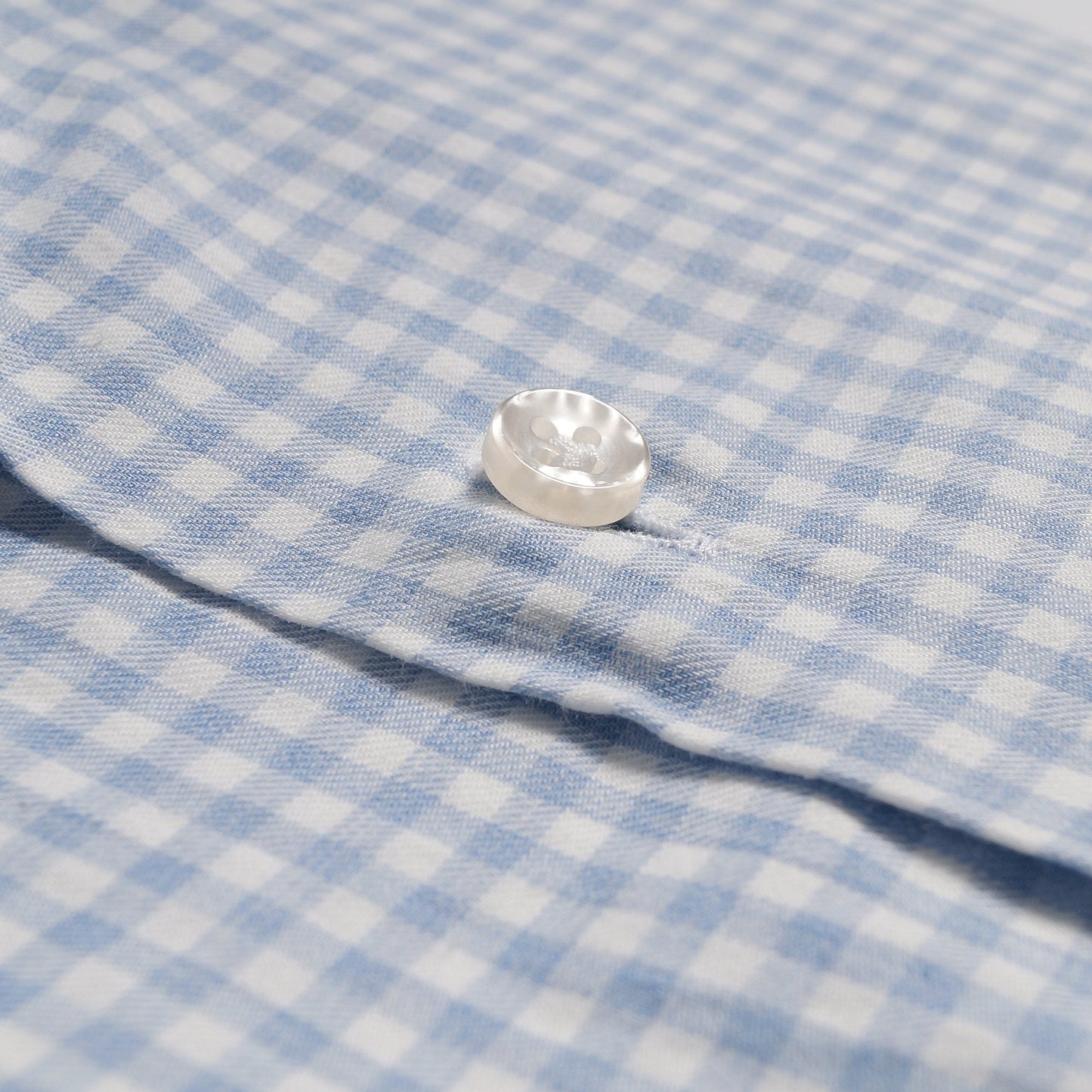 Gingham Check Shirt - Blue/White