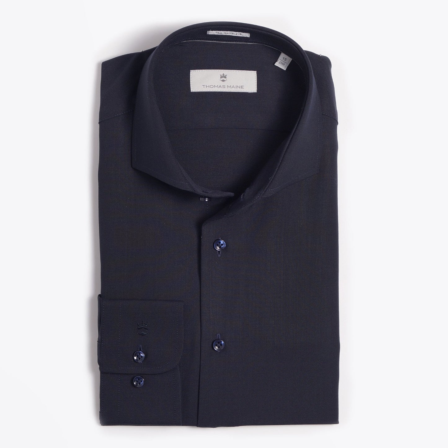 Merino Wool Shirt - Navy