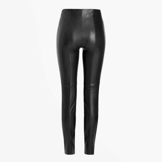 - Randa - Faux Leather Pant - Black