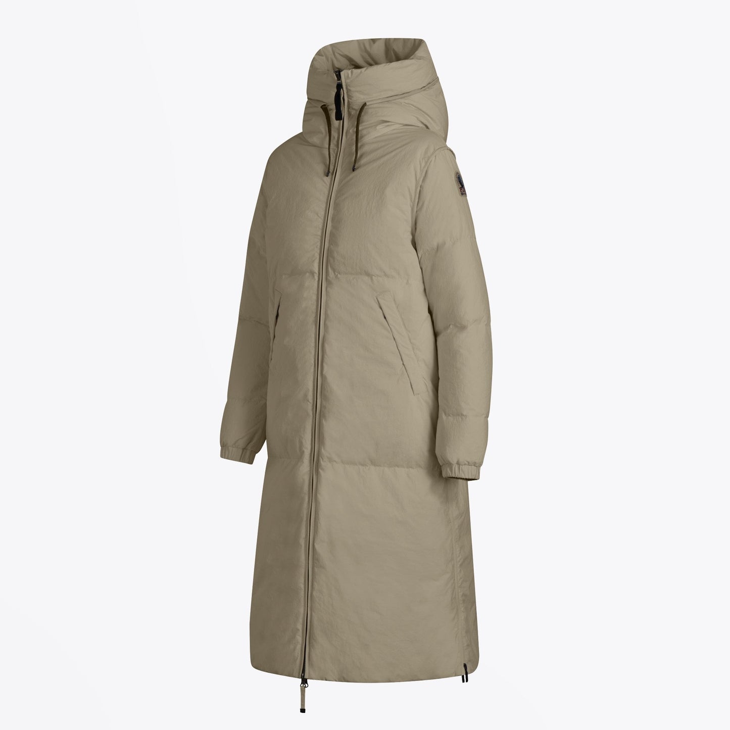 -  Reversible Sleeping Bag Parka Coat - Beige