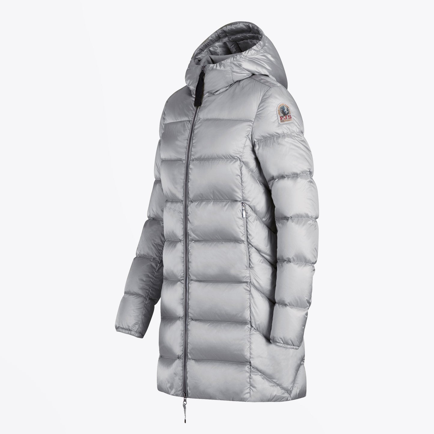 Marion Puffer Jacket - Silver/Grey
