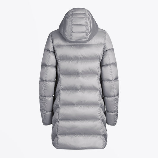 Marion Puffer Jacket - Silver/Grey