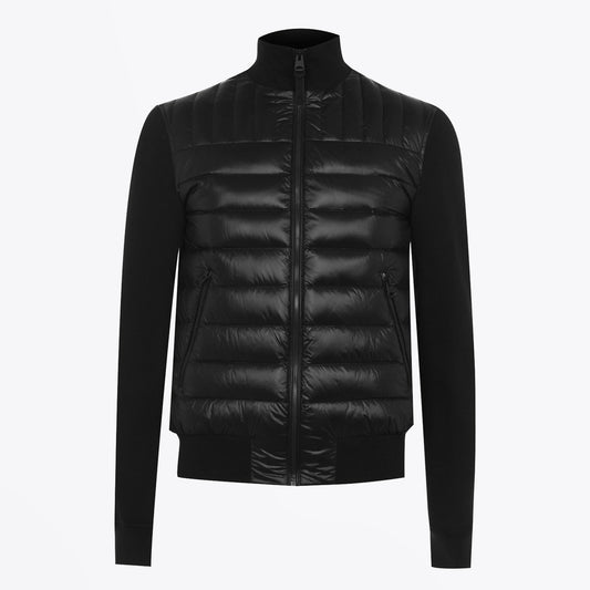 - Collin - Quilted Bomber Jacket - Black