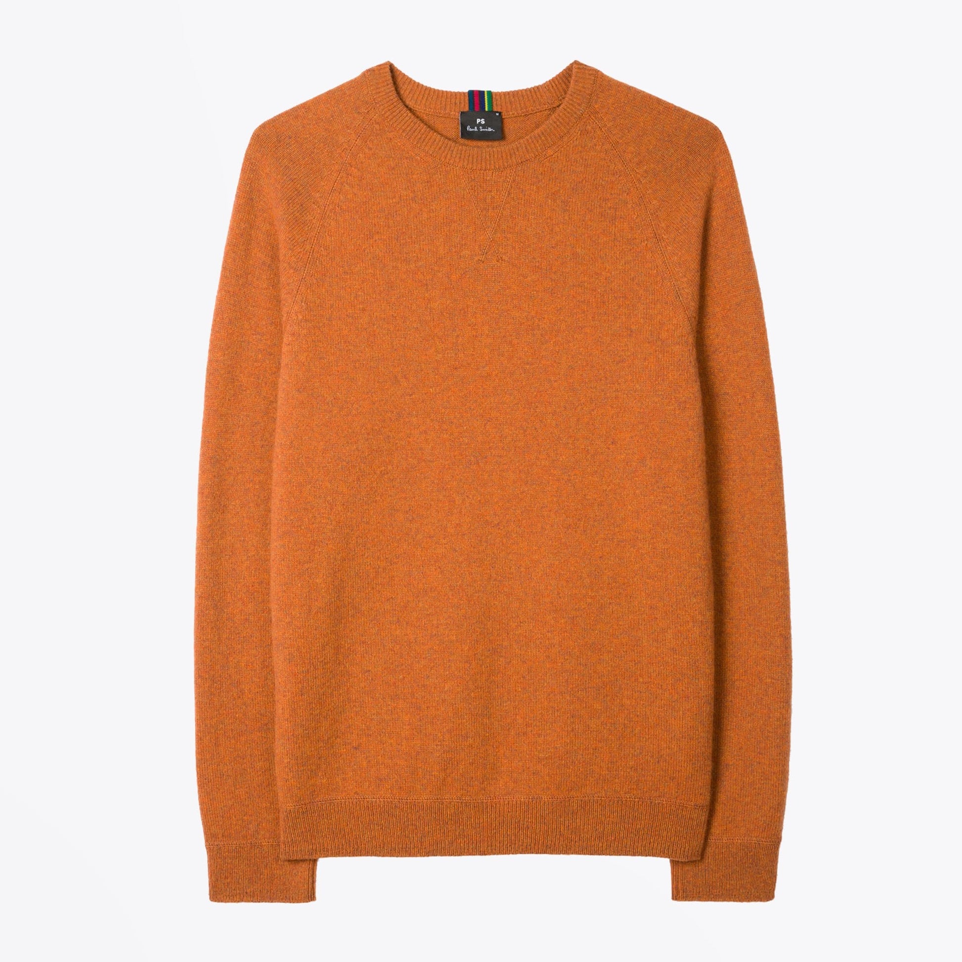 Paul Merino Raglan Sleeve Sweater - Orange