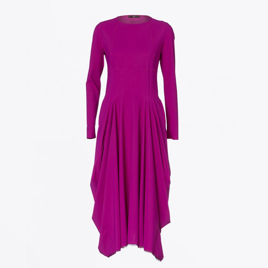 - Exclaim - High Waist Dress - Pink