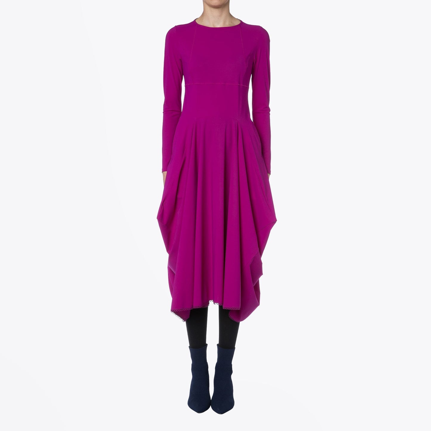 - Exclaim - High Waist Dress - Pink