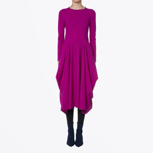 - Exclaim - High Waist Dress - Pink