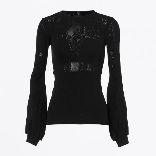 - Prompt - Skinny Seamless Sweater - Black