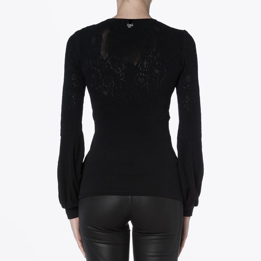 - Prompt - Skinny Seamless Sweater - Black