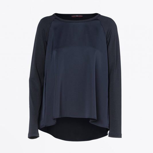 - Silence - A-line Top - Navy