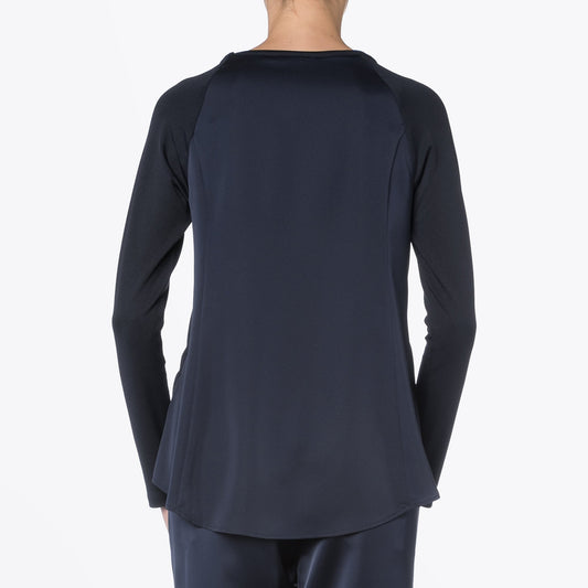 - Silence - A-line Top - Navy