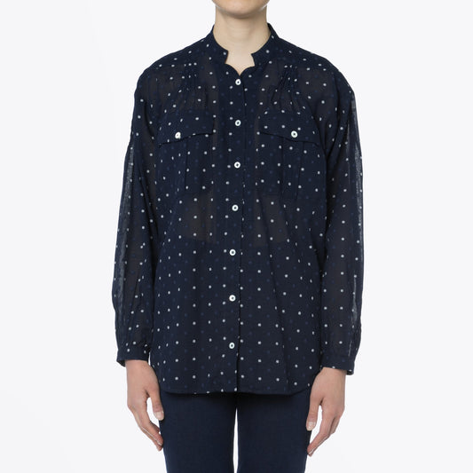 - Notify - Polka Dot Shirt - Navy