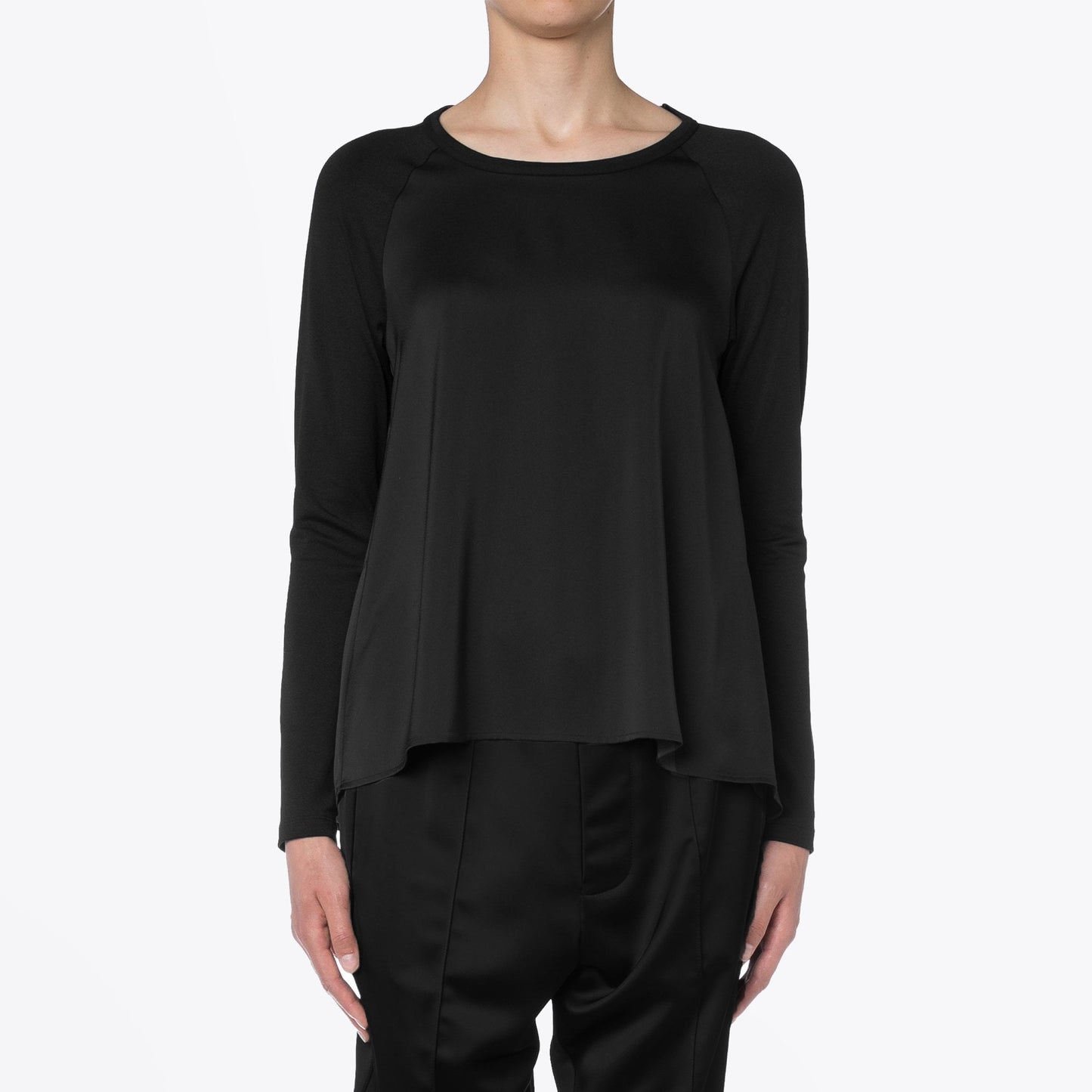 - Silence - A-line Top - Black