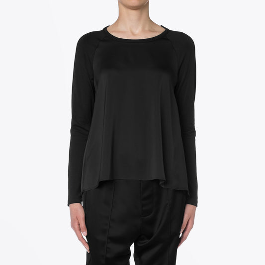 - Silence - A-line Top - Black