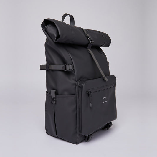 - Ruben - Rolltop Backpack - Black