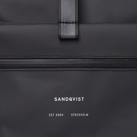 - Ruben - Rolltop Backpack - Black