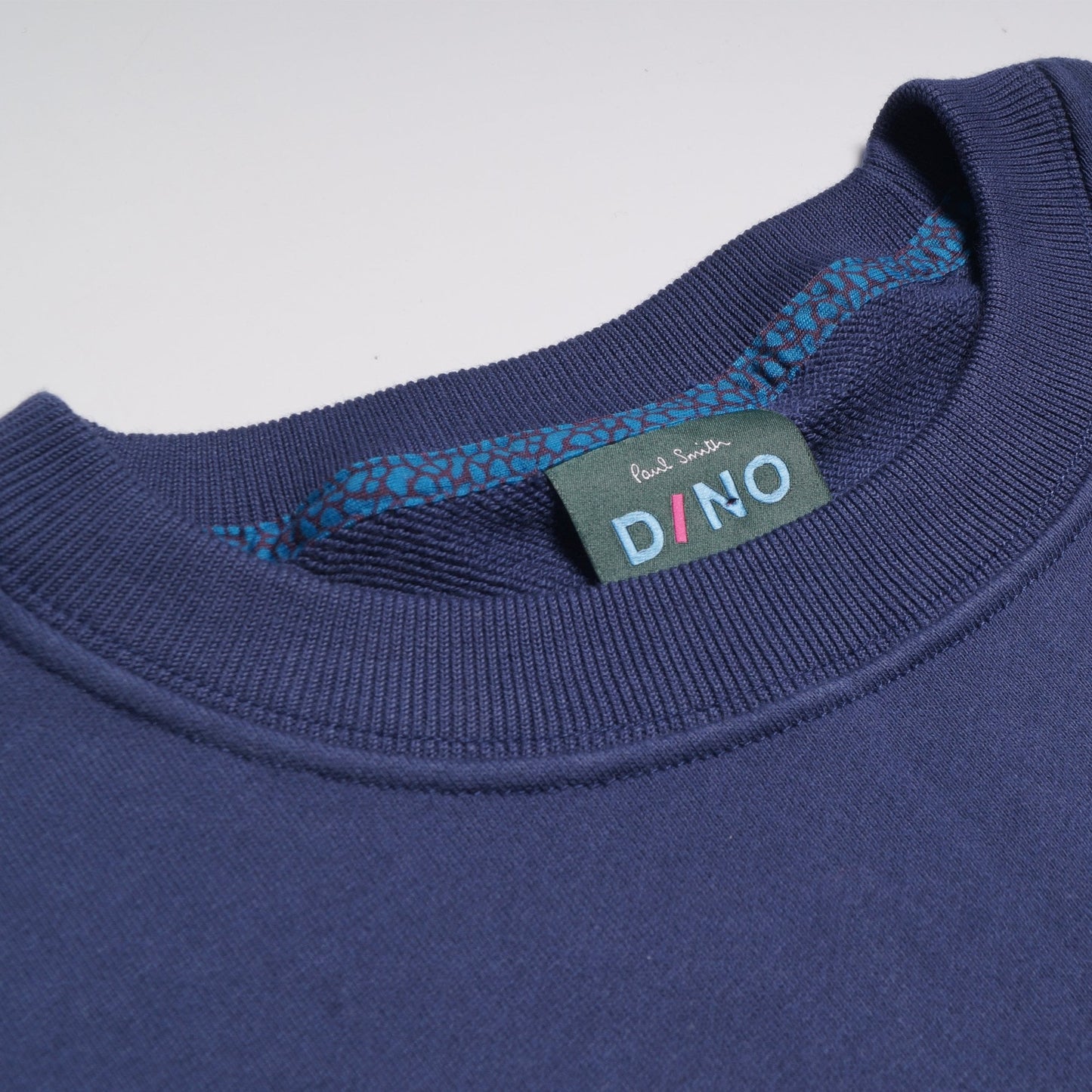 - Embroidered 'Dino' Sweatshirt - Blue