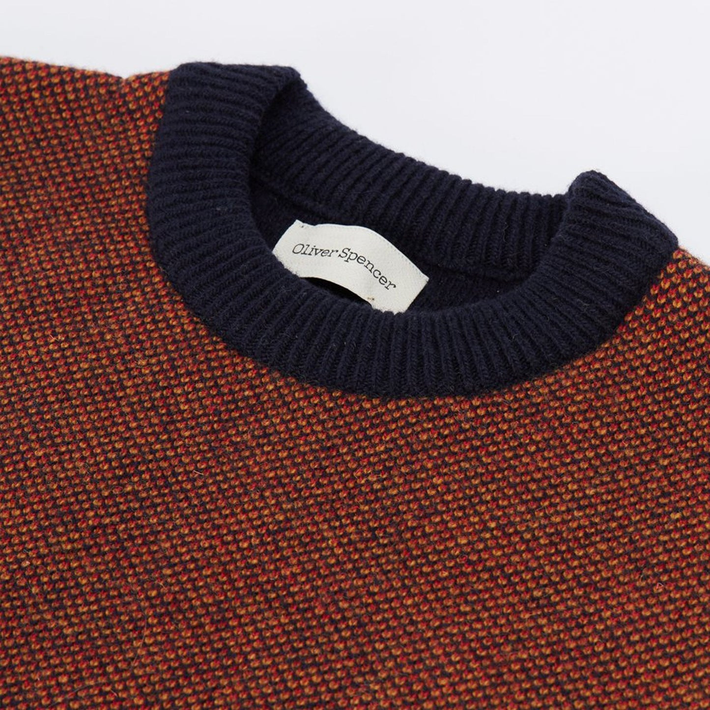 - Blenheim - Contrast Panel Knit Jumper - Multi