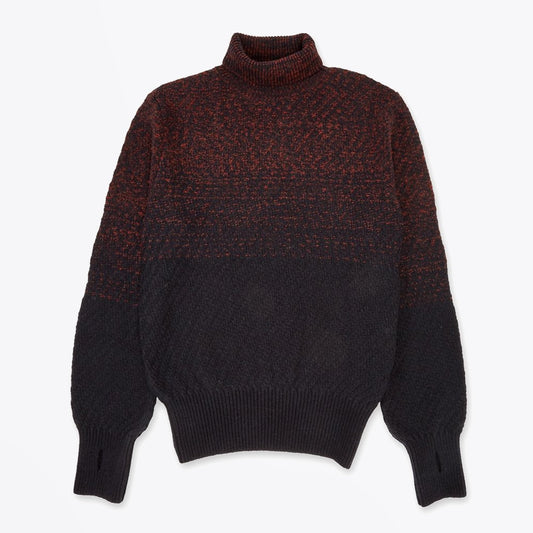 - Talbot - Roll Neck Jumper - Navy