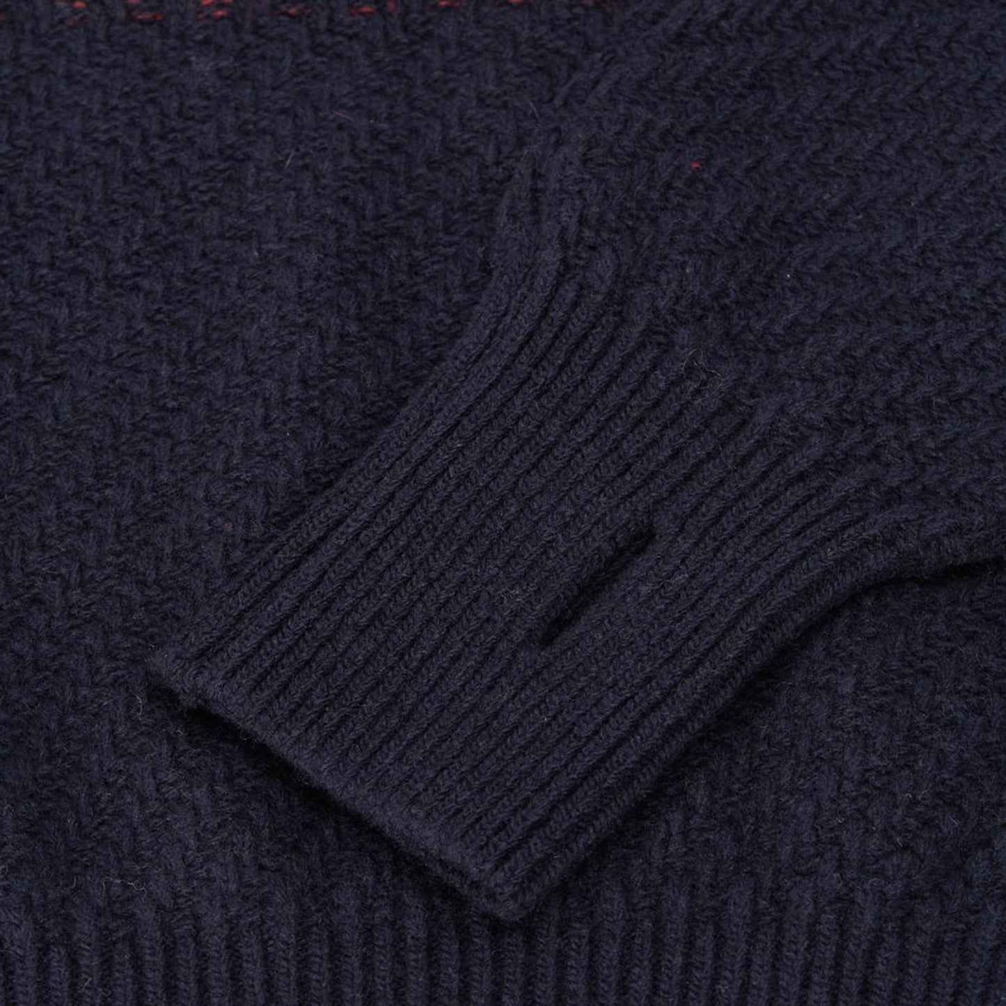 - Talbot - Roll Neck Jumper - Navy