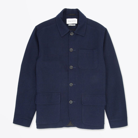 - Cowboy - Wool-Blend Jacket - Navy