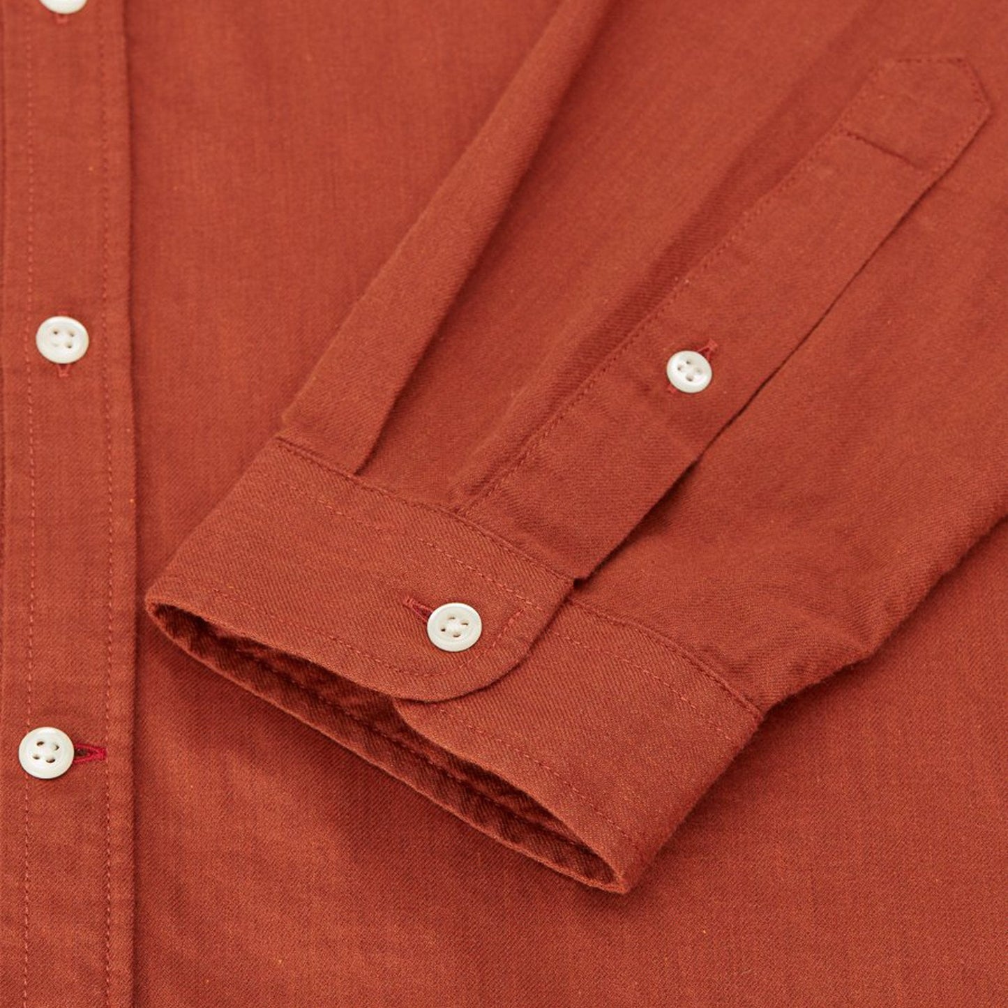 - Eton - Cotton Collar Shirt - Orange
