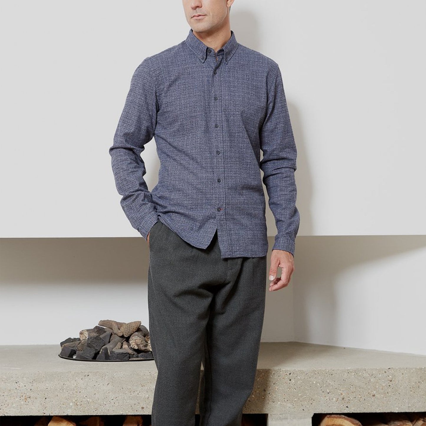 - Brook - Check Shirt - Blue