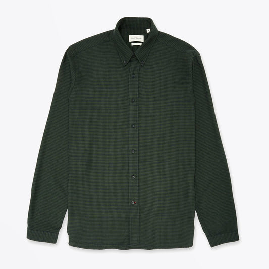 - Brook - Gingham Shirt - Green