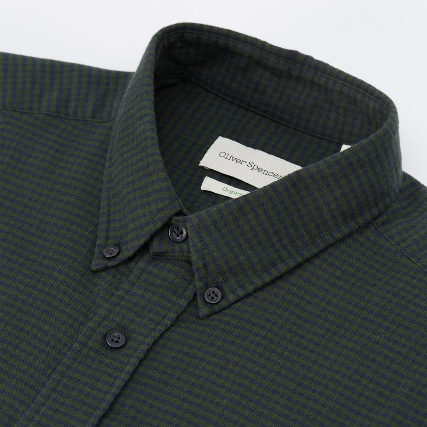 - Brook - Gingham Shirt - Green