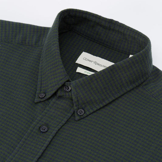 - Brook - Gingham Shirt - Green