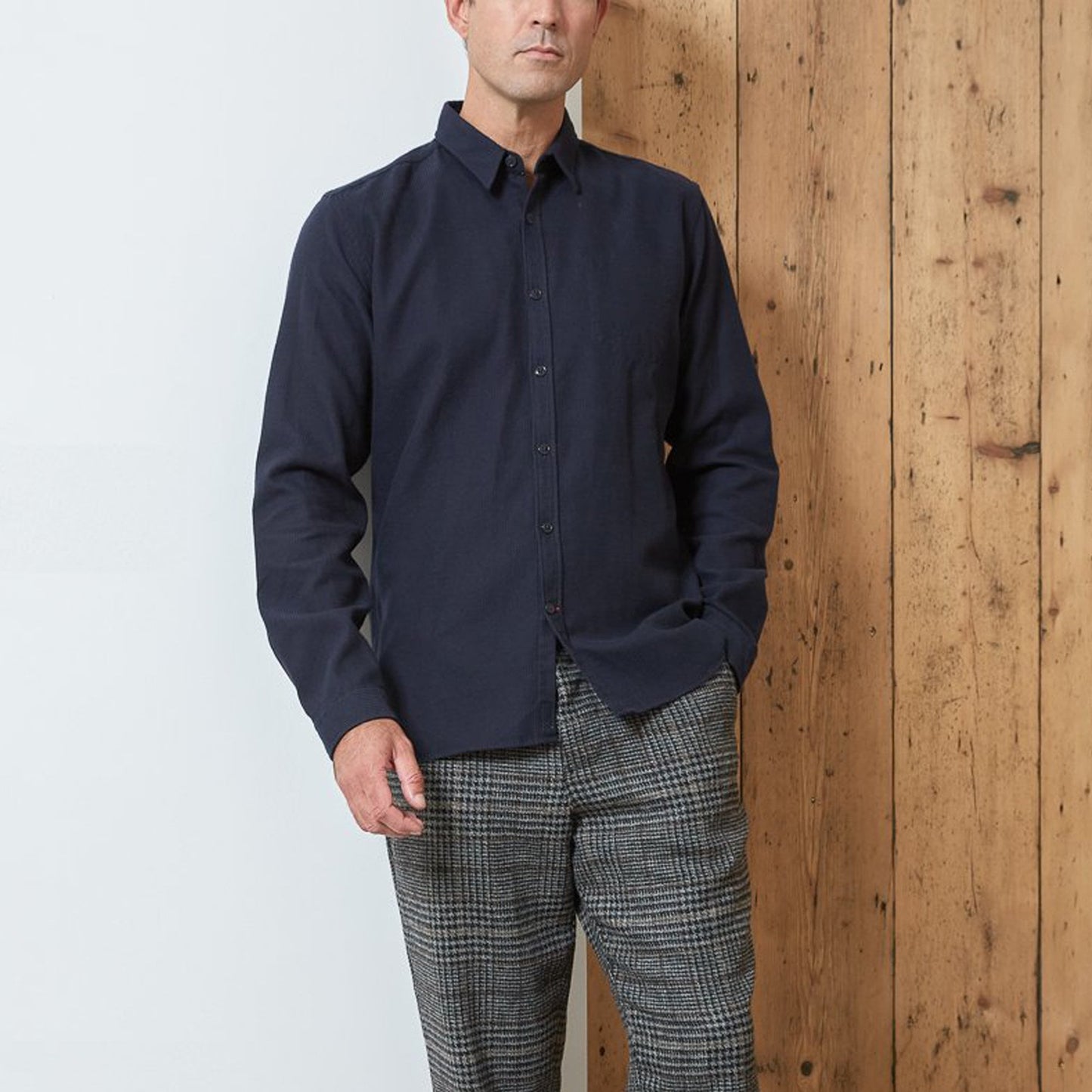 New York Special - Cotton Shirt - Navy