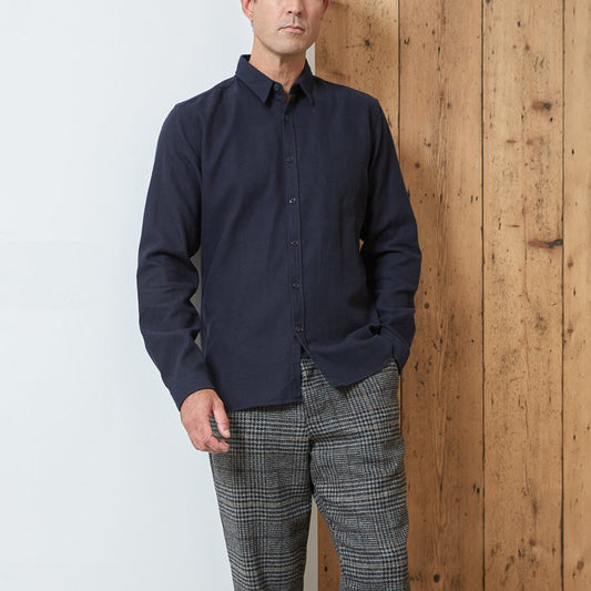 New York Special - Cotton Shirt - Navy