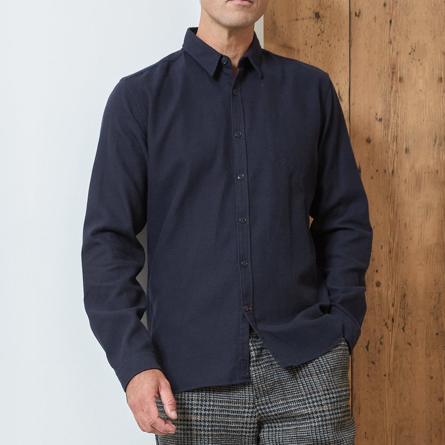 New York Special - Cotton Shirt - Navy