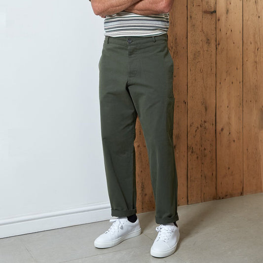Judo - Herringbone Trousers - Green