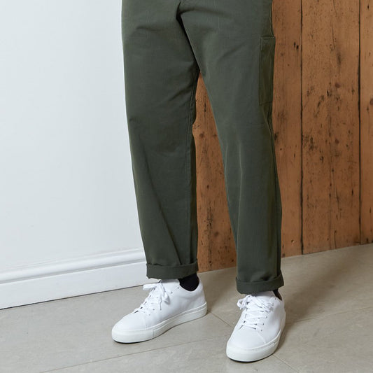 Judo - Herringbone Trousers - Green