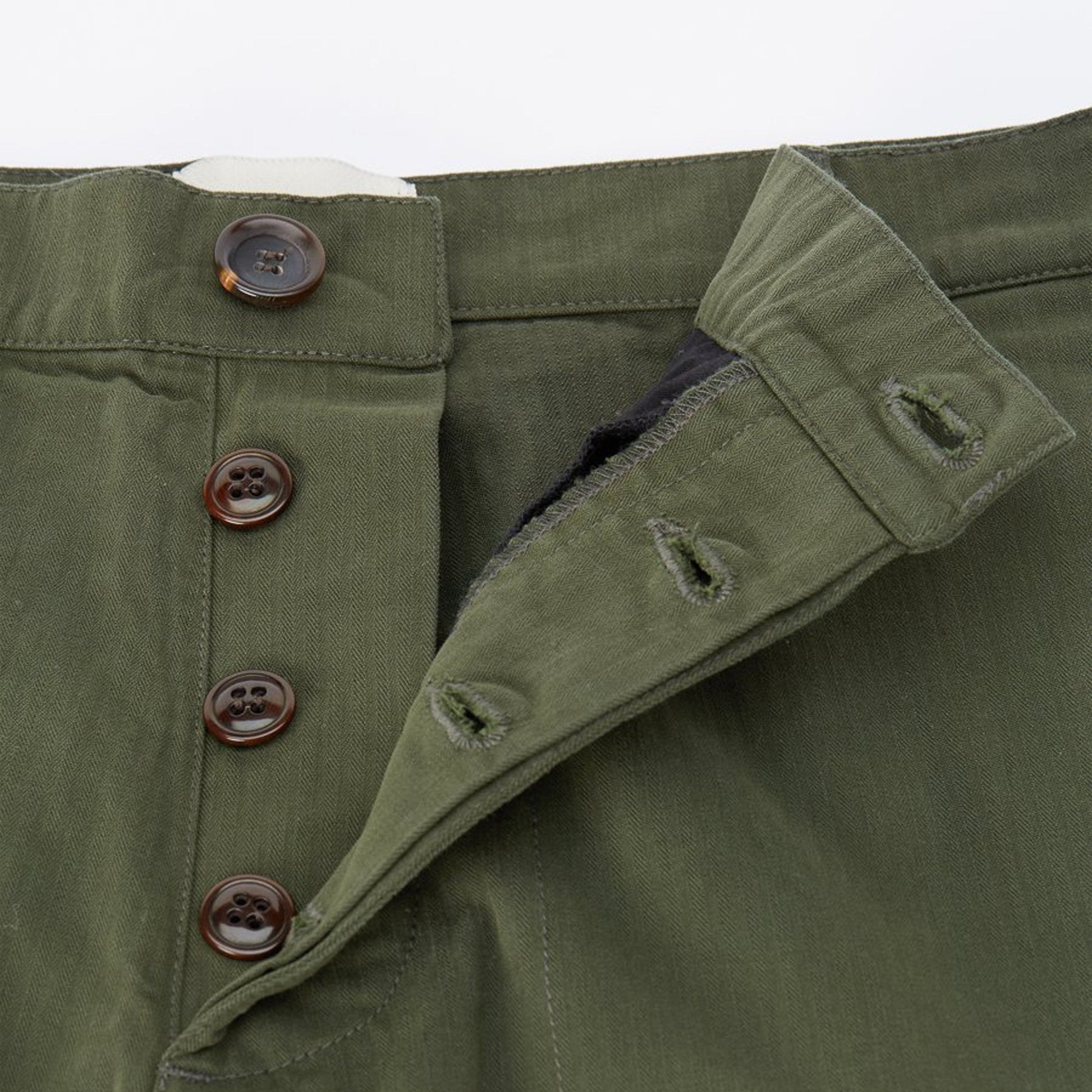 Oliver Judo - Herringbone Trousers - Green