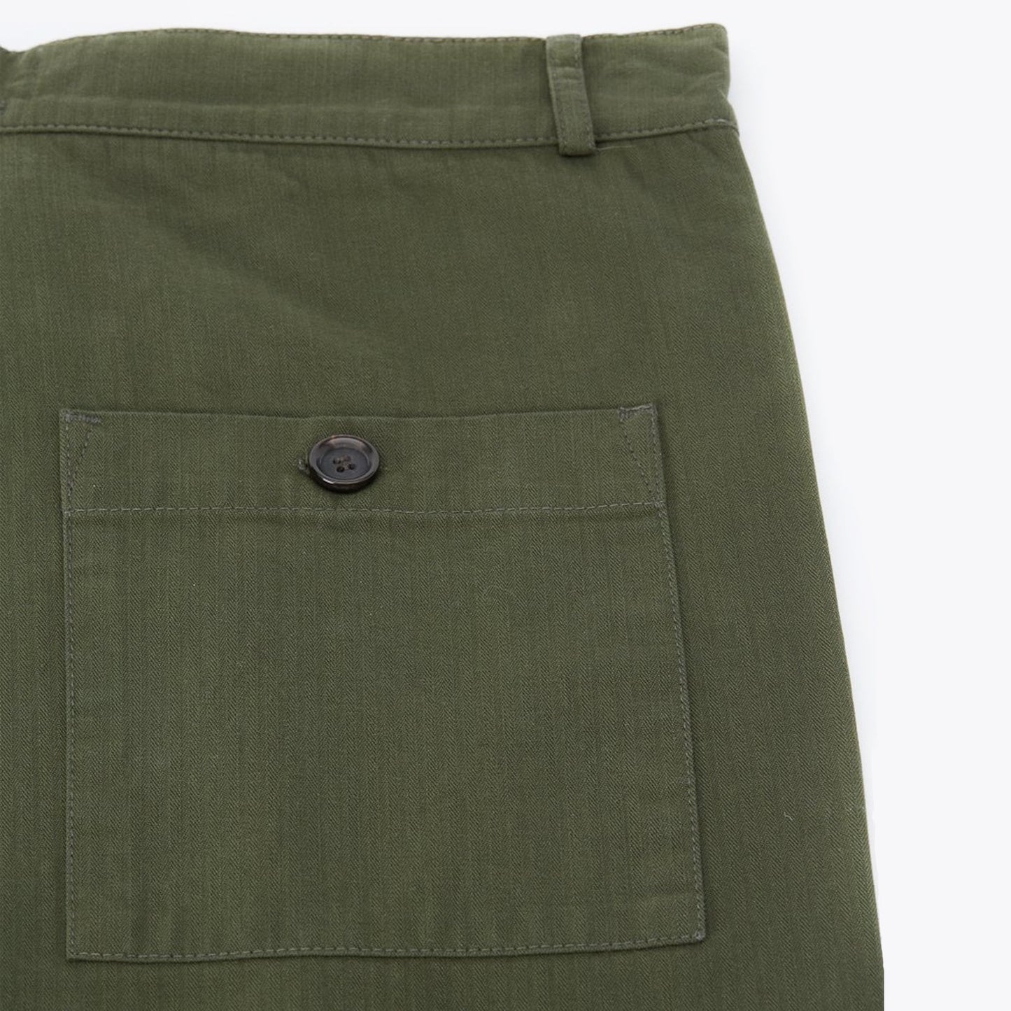 Judo - Herringbone Trousers - Green