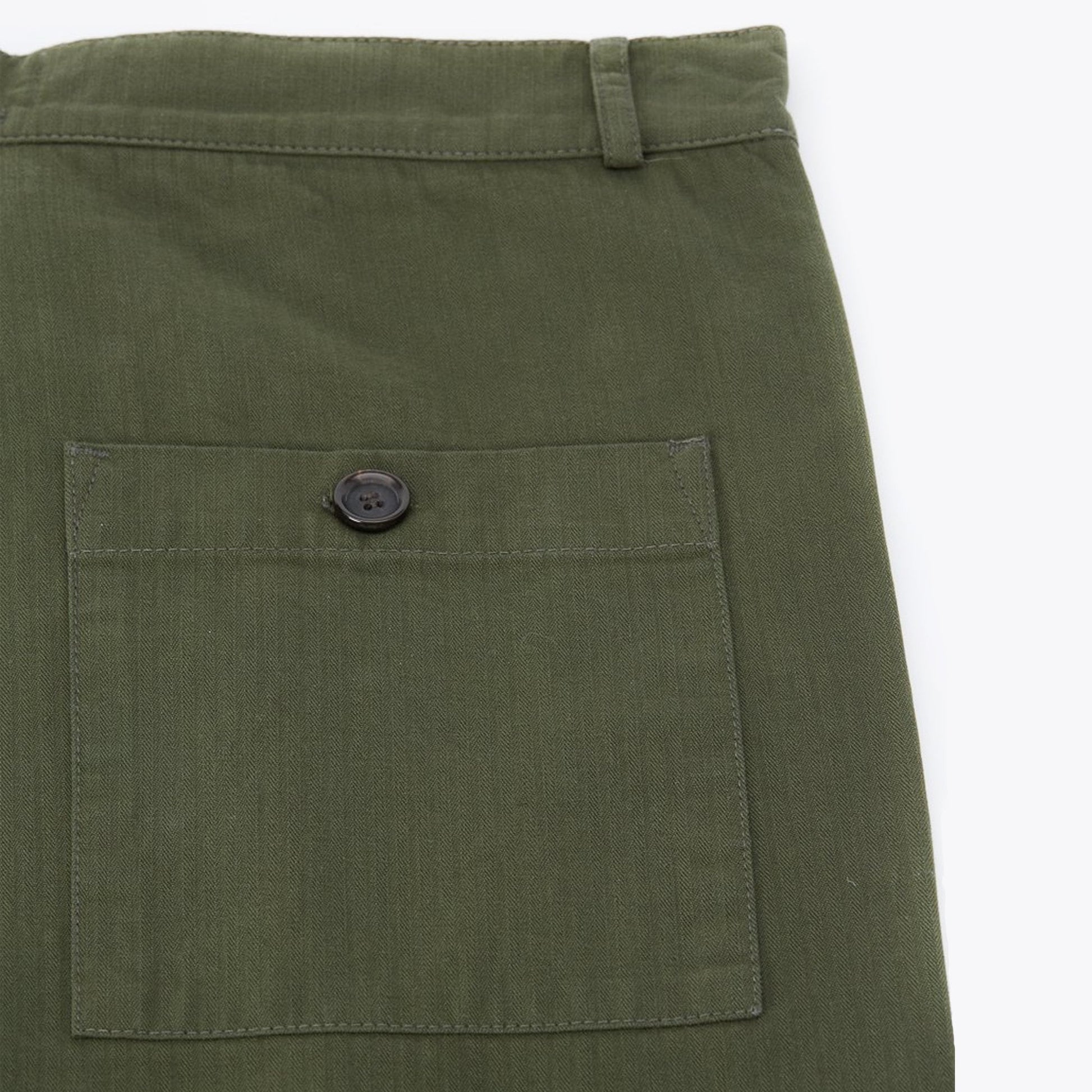 Oliver Judo - Herringbone Trousers - Green