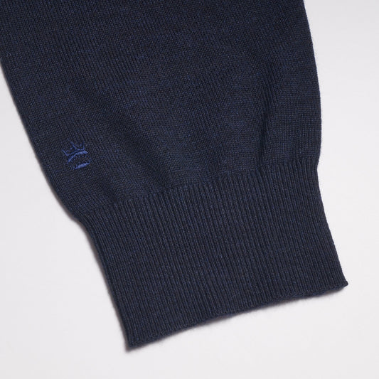 Merino Polo Shirt - Navy