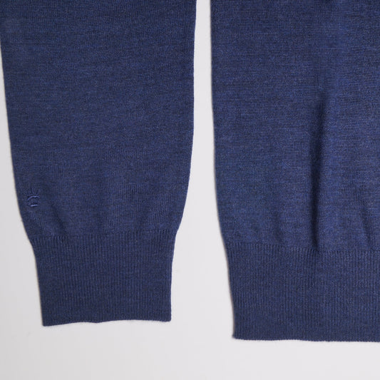 Merino Polo Shirt - Blue