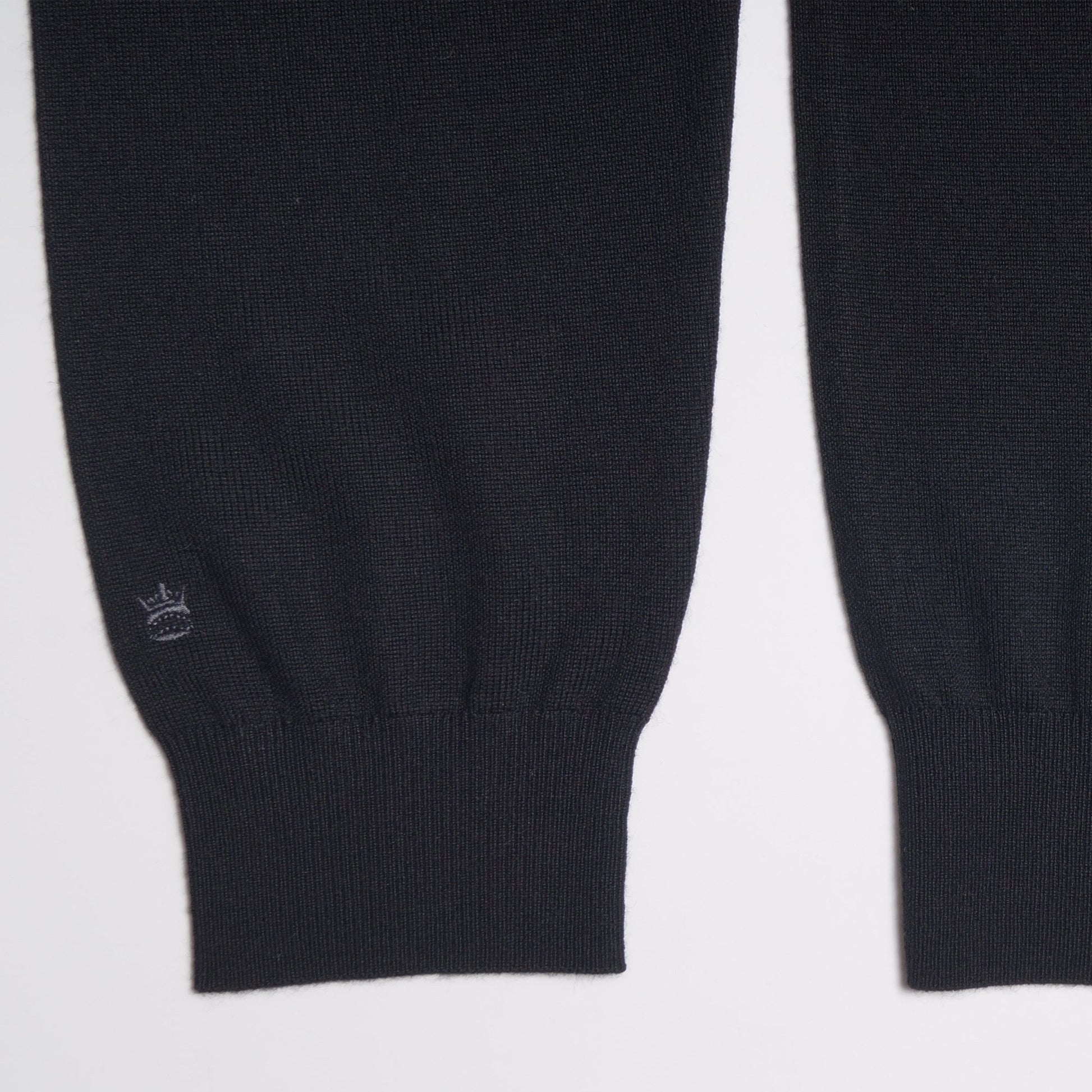 Thomas Merino Polo Shirt - Black