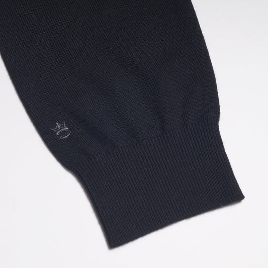 Merino Polo Shirt - Black