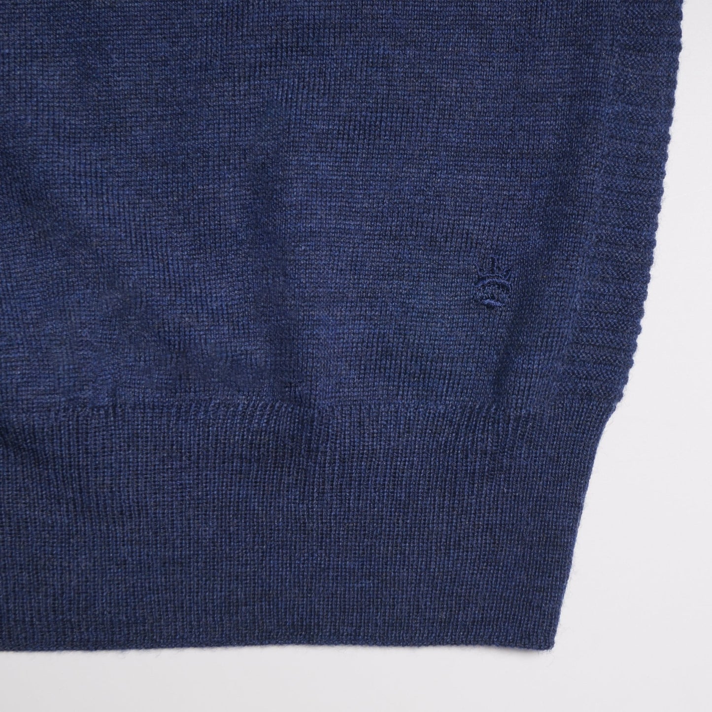 Merino Half Zip Sweater - Blue