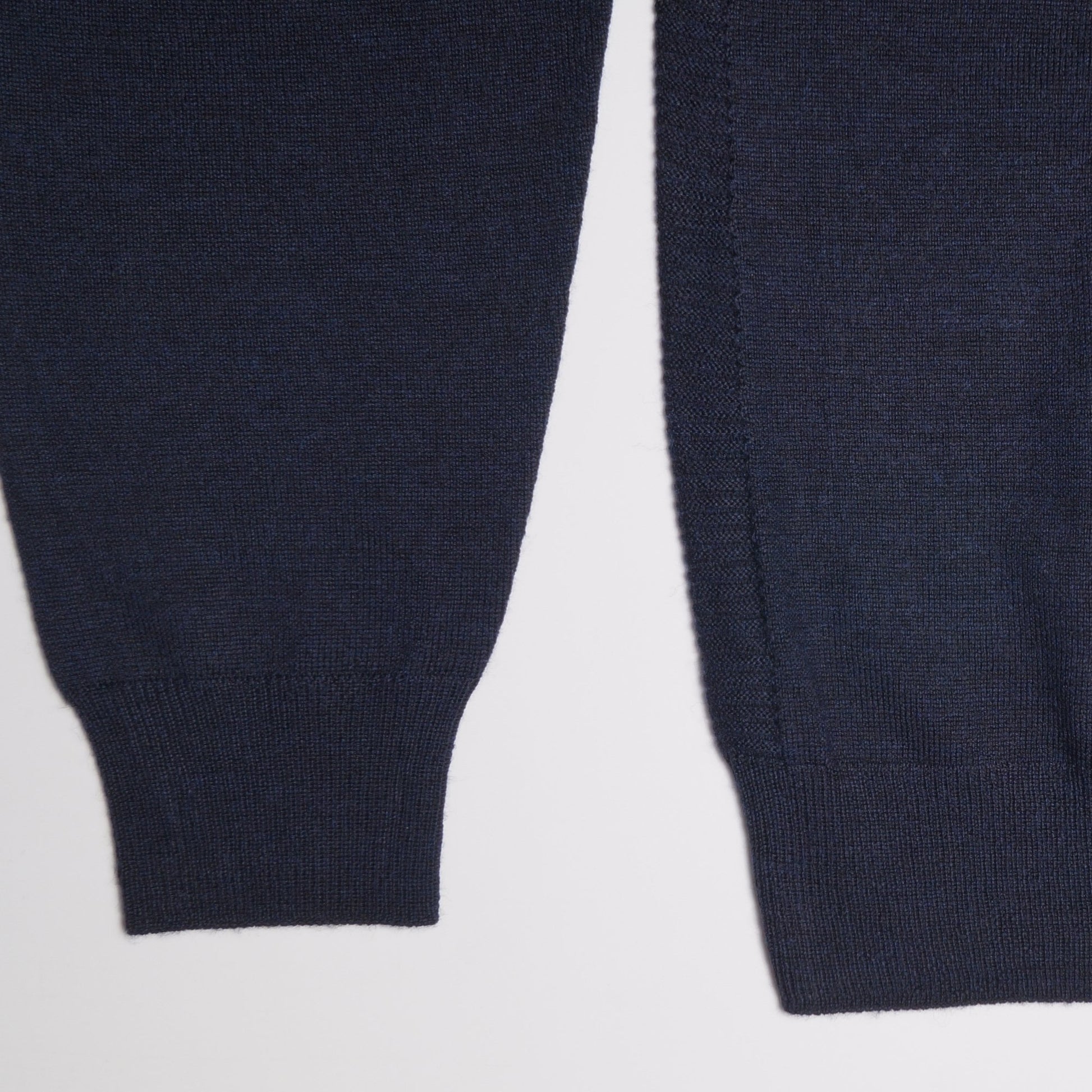 Thomas Merino Half Zip Sweater - Navy