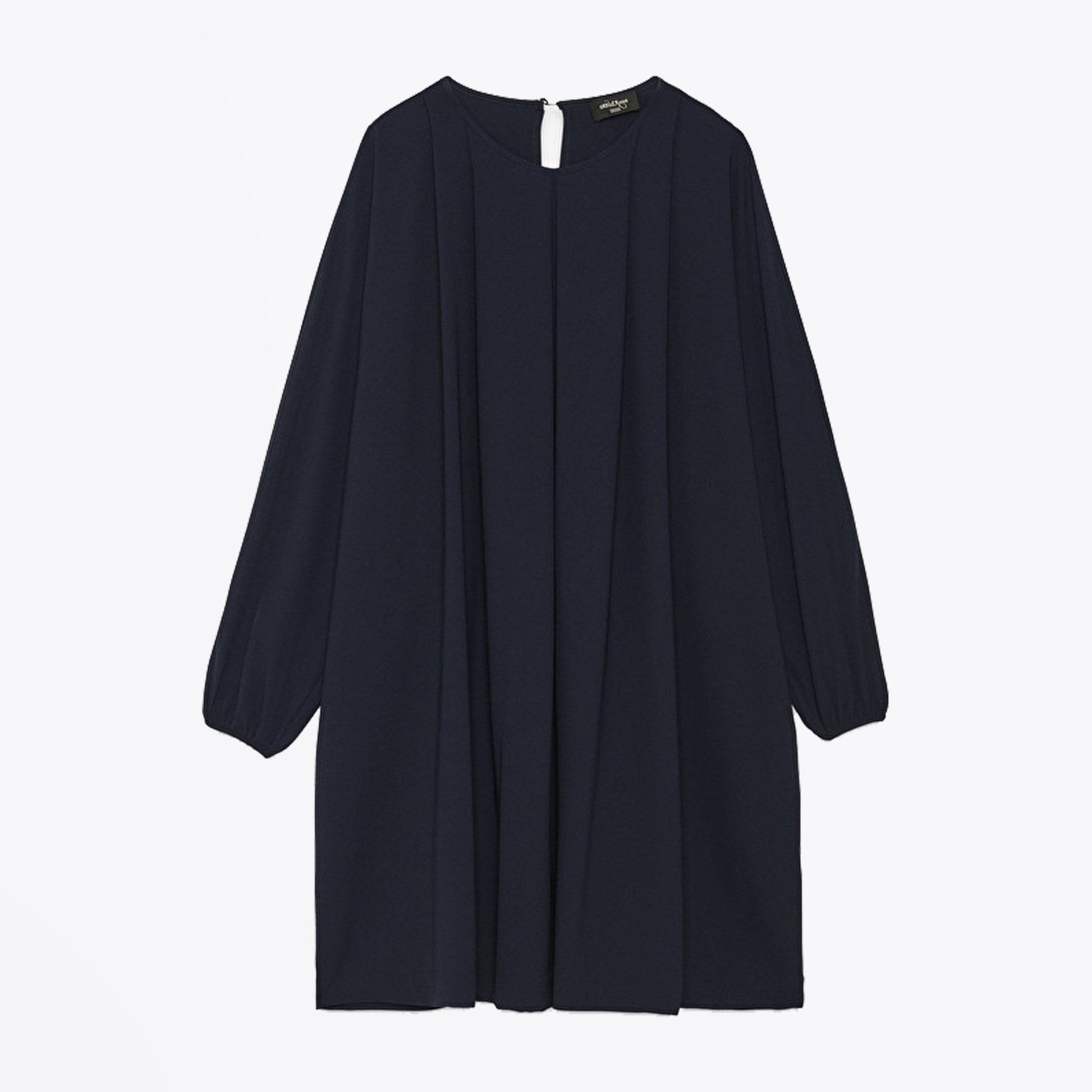 Ottod'Ame Midi Dress With Tucks - Blue