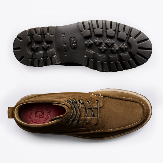 - Rocco - Italian Suede Boot - Brown